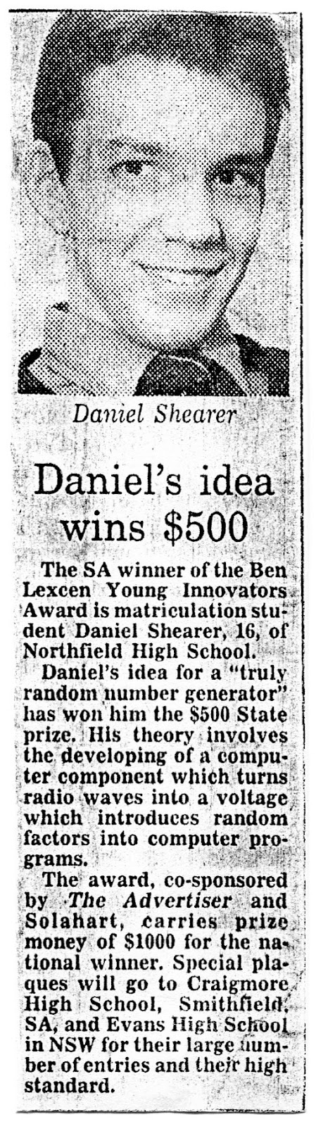 Dan’s Random Number Generator